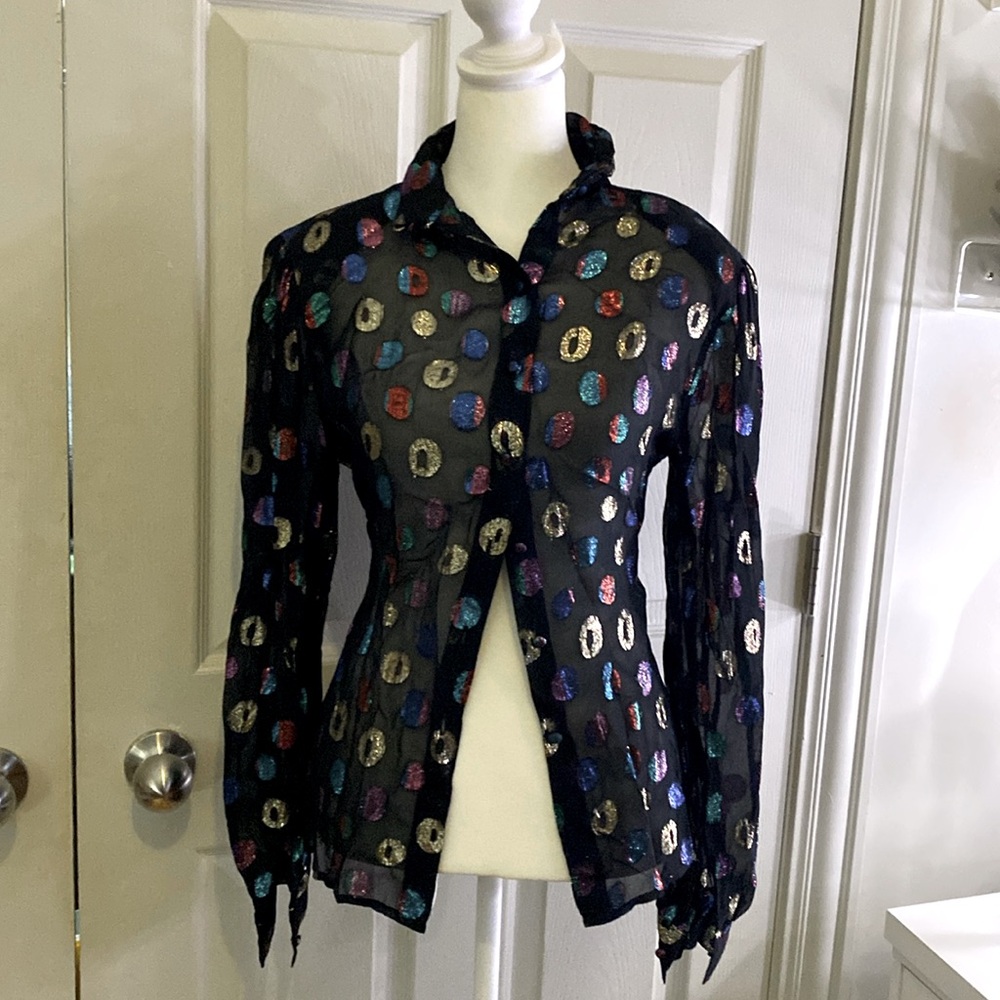 Vintage button up blouse
